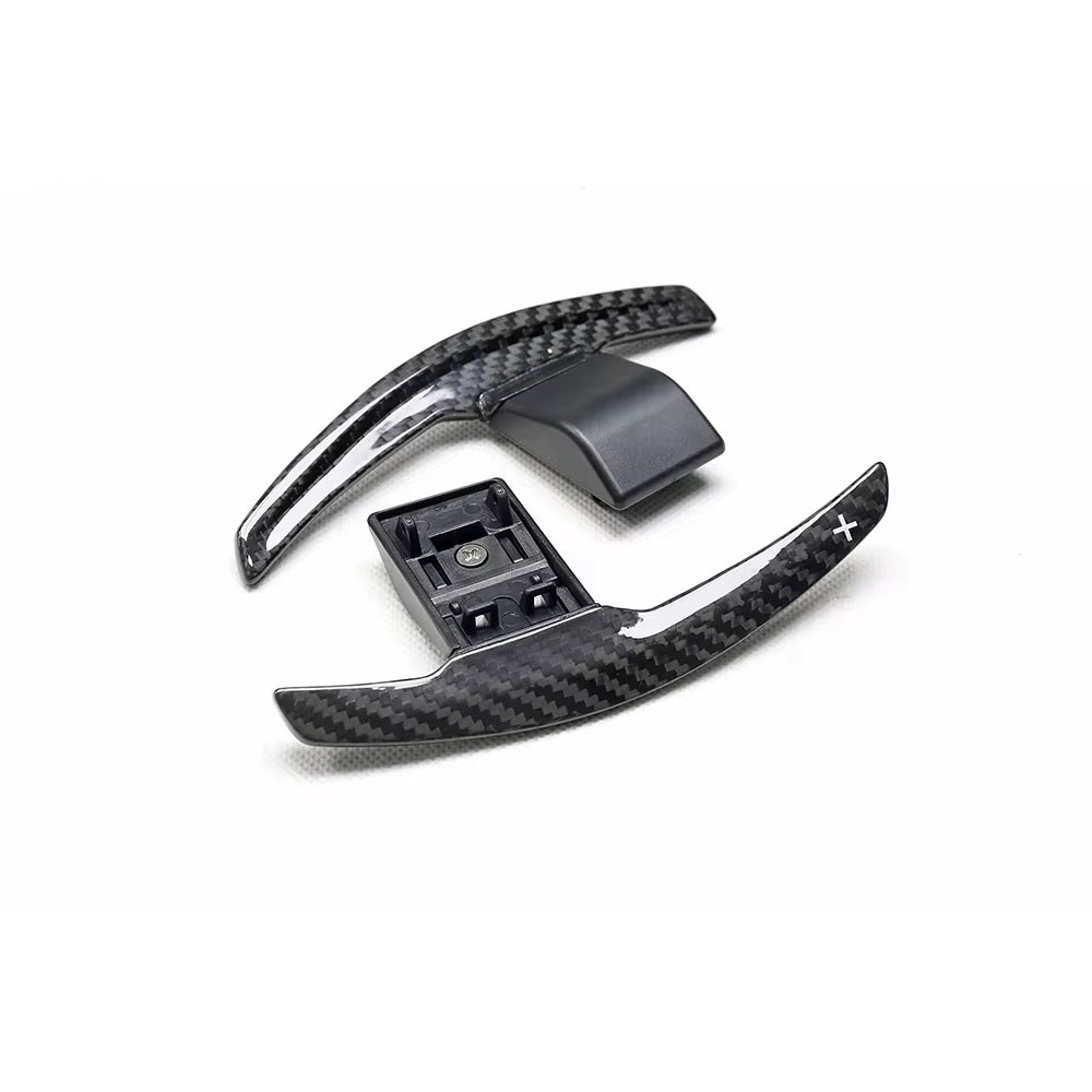 BMW M3 F80 / M4 F82 – Carbon Fiber Paddle Shifters - Exotics Carbon Design