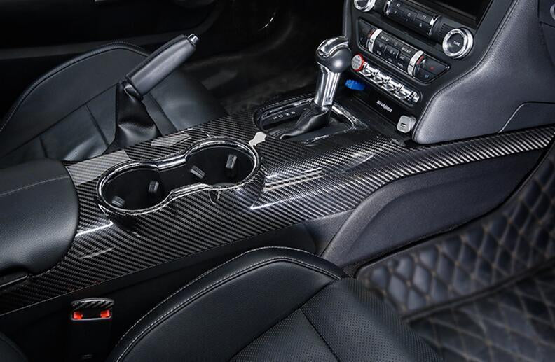 Ford Mustang S650 (2024+) – Full Carbon Fiber Center Console Trim