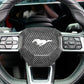 Ford Mustang (2024–2025) – Dry Carbon Fiber Steering Airbag Cover