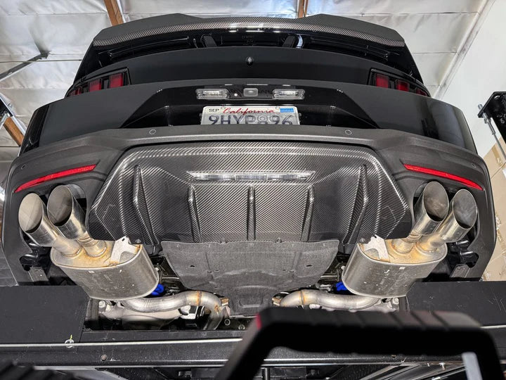 (2024+) Ford Mustang S650 – Carbon Fiber Rear Diffuser