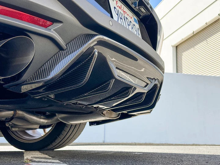 (2024+) Ford Mustang S650 – Carbon Fiber Rear Diffuser