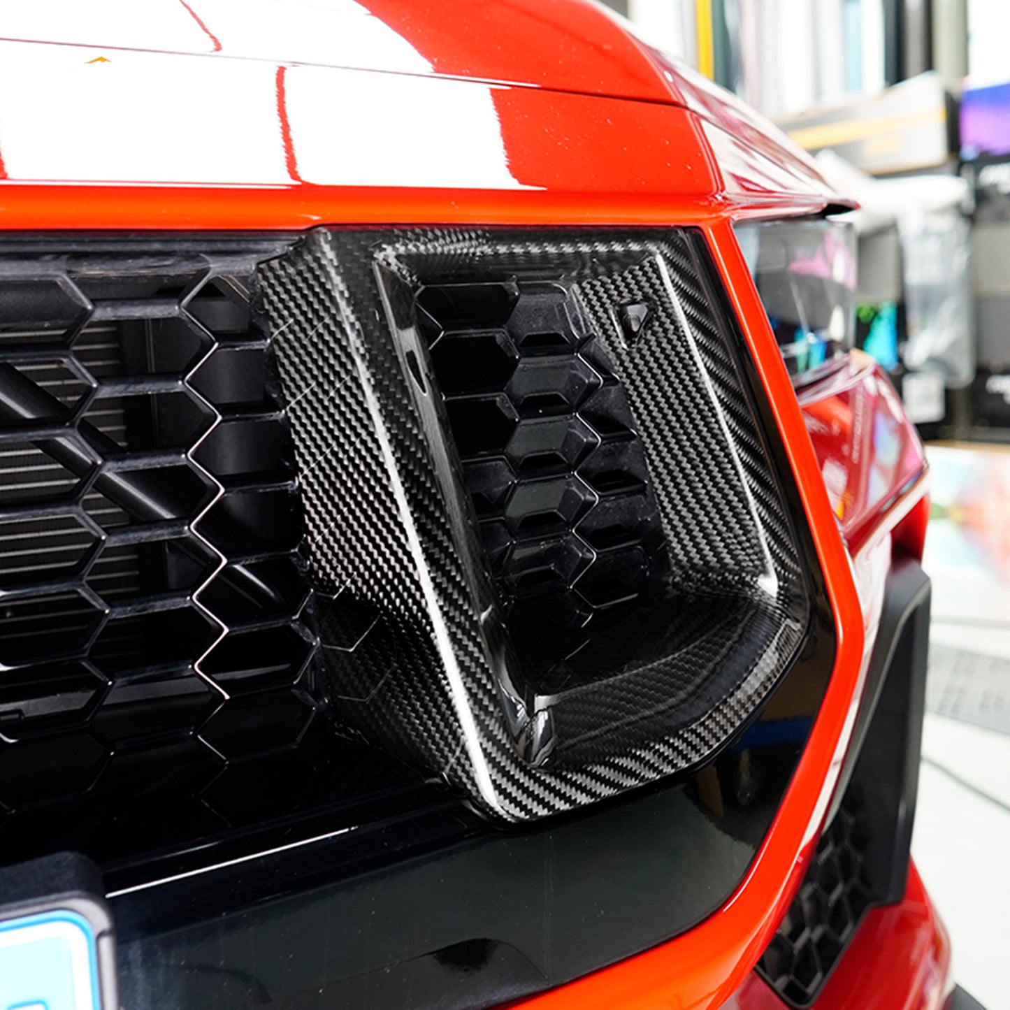 Ford Mustang GT (2024+) – Carbon Fiber Grill Air Vent Trims