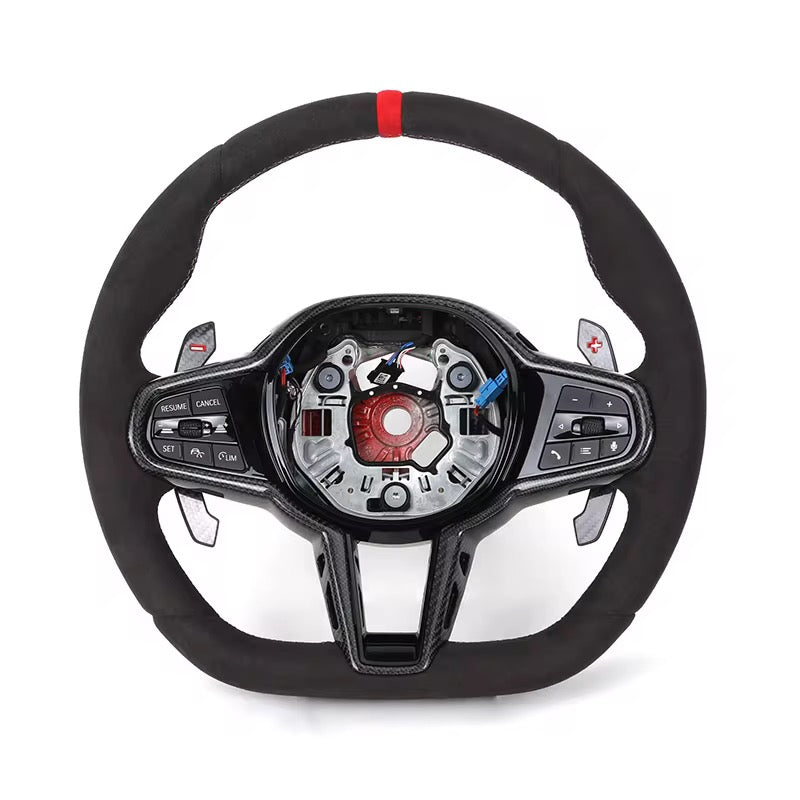 BMW M3 G80 / M4 G82 – CSL Style Carbon Fiber Steering Wheel - Exotics Carbon Design