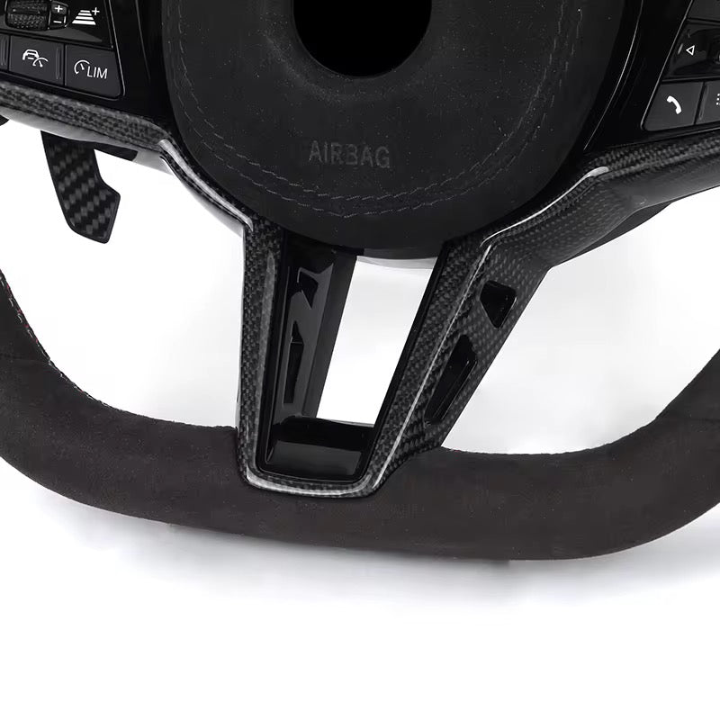 BMW M3 G80 / M4 G82 – CSL Style Carbon Fiber Steering Wheel - Exotics Carbon Design