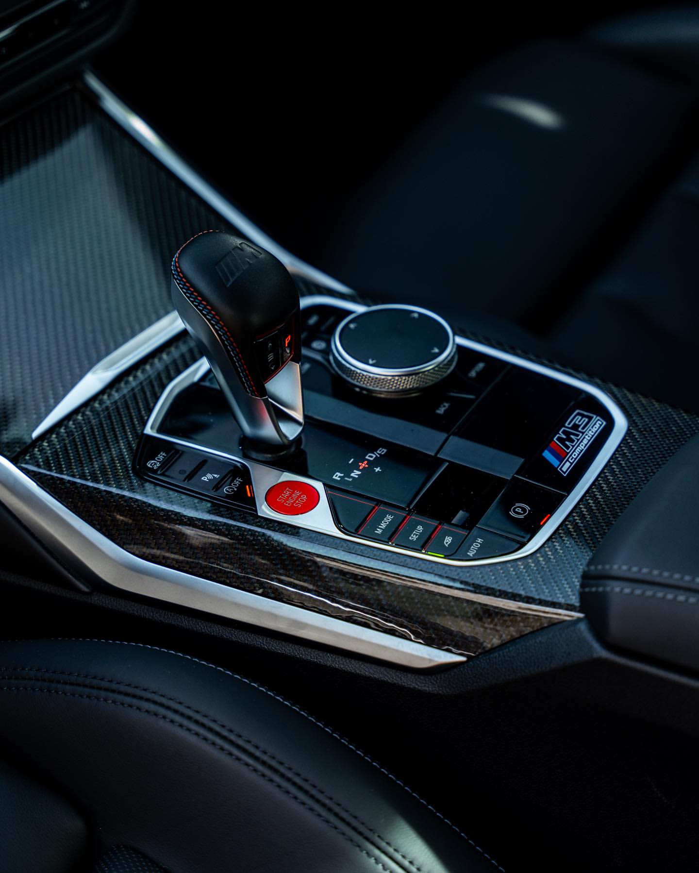 BMW G80 M3 / G82-G83 M4 – Dry Carbon Fiber Center Interior Trim - Exotics Carbon Design