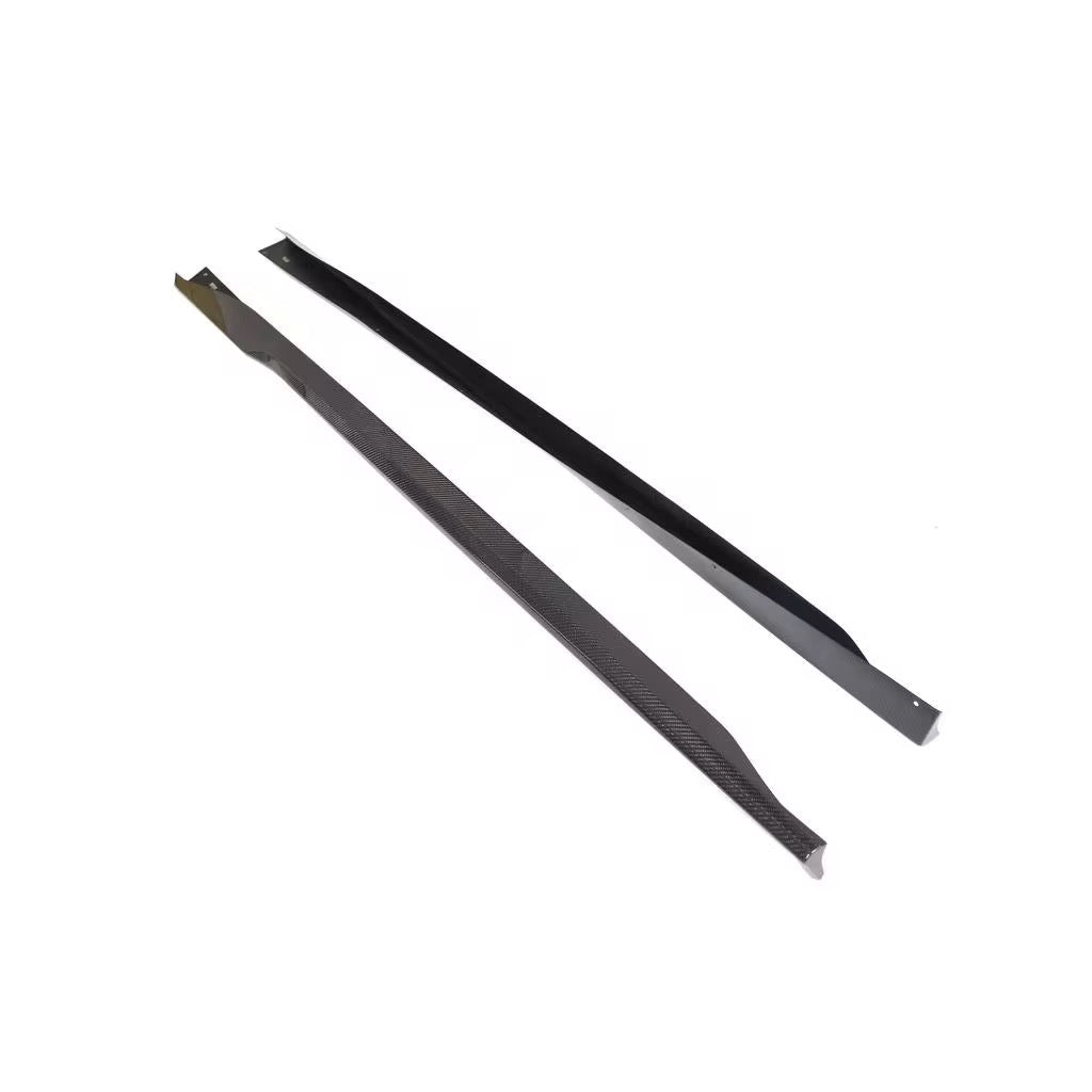 2024+ Ford Mustang S650 – Dark Horse Style Carbon Fiber Side Skirts