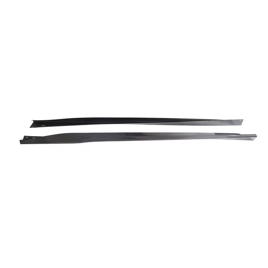 2024+ Ford Mustang S650 – Dark Horse Style Carbon Fiber Side Skirts