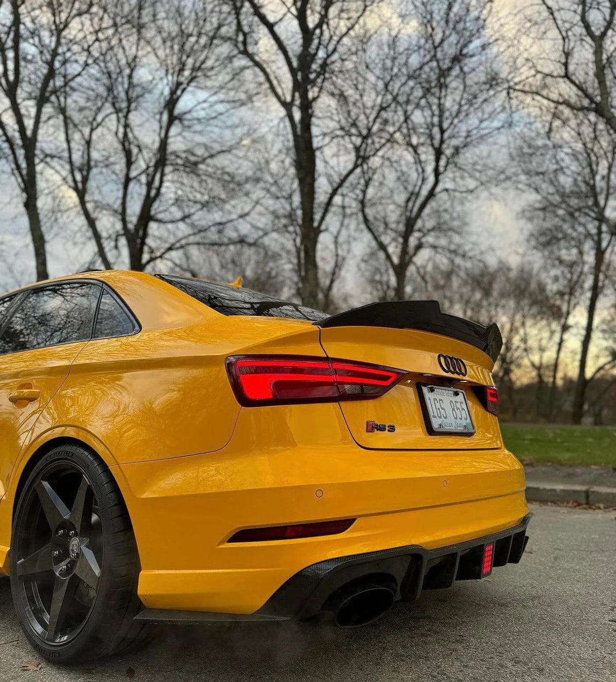 Audi S3 / RS3 – Carbon Fiber Rear Spoiler - Exotics Carbon Design