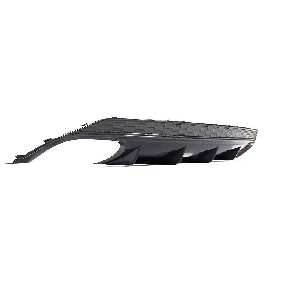 (2021+) Audi S3 / A3 S-Line – Carbon Fiber Rear Bumper Diffuser - Exotics Carbon Design