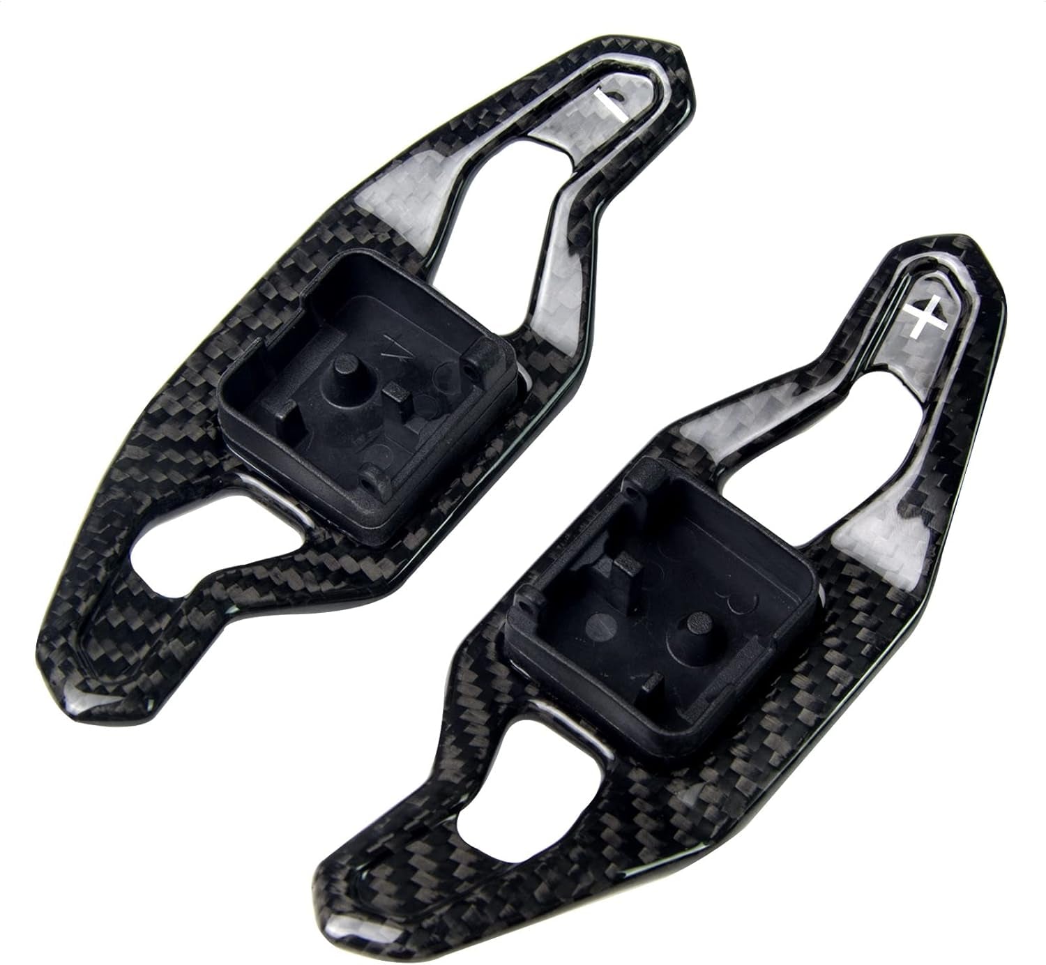 Carbon Fiber Steering Paddle Shifter Extensions – Compatible with Audi A3 / S3 / RS3 / A4 / S4 / RS4 / A5 / S5 / RS5 - Exotics Carbon Design