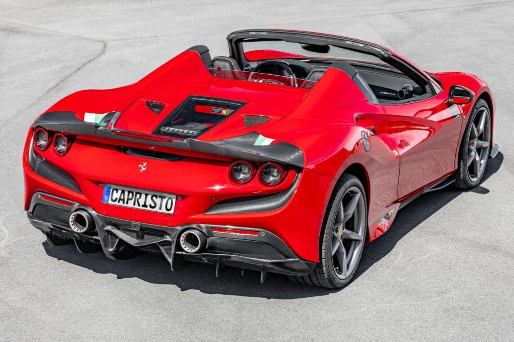 Ferrari F8 - Capristo Style Carbon Fiber Rear Spoiler - Exotics Carbon Design
