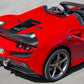 Ferrari F8 - Capristo Style Carbon Fiber Rear Spoiler - Exotics Carbon Design
