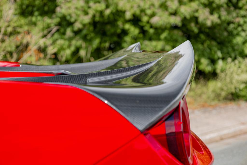Ferrari F8 - Capristo Style Carbon Fiber Rear Spoiler - Exotics Carbon Design
