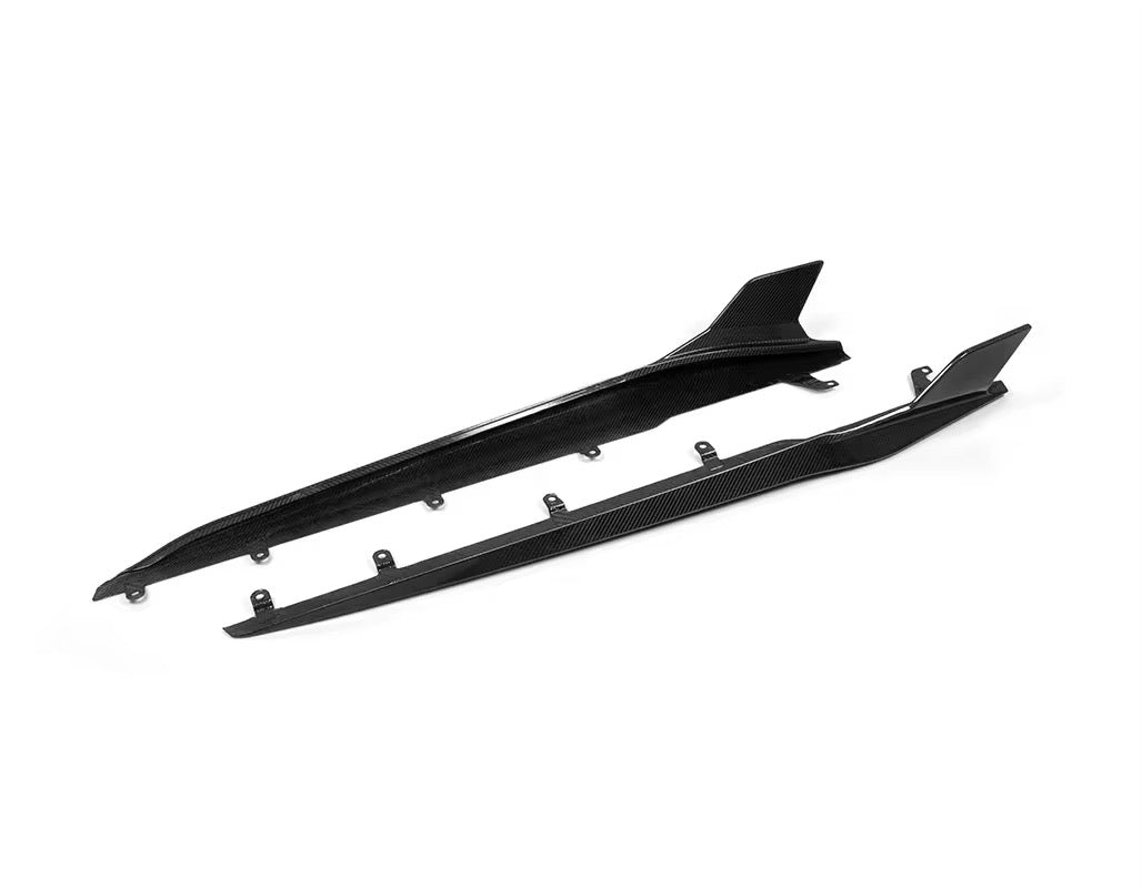 2019+ BMW M8 F91/F92/F93 - Carbon Fiber Side Skirts - Exotics Carbon Design