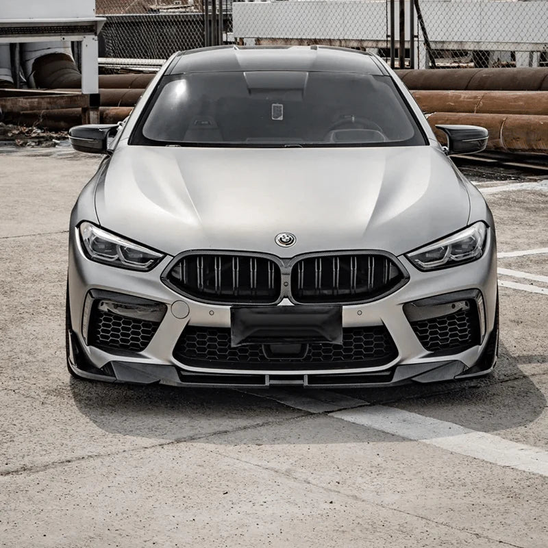 BMW M8 F91/F92/F93 - SQ Style Carbon Fiber Front Lip - Exotics Carbon Design