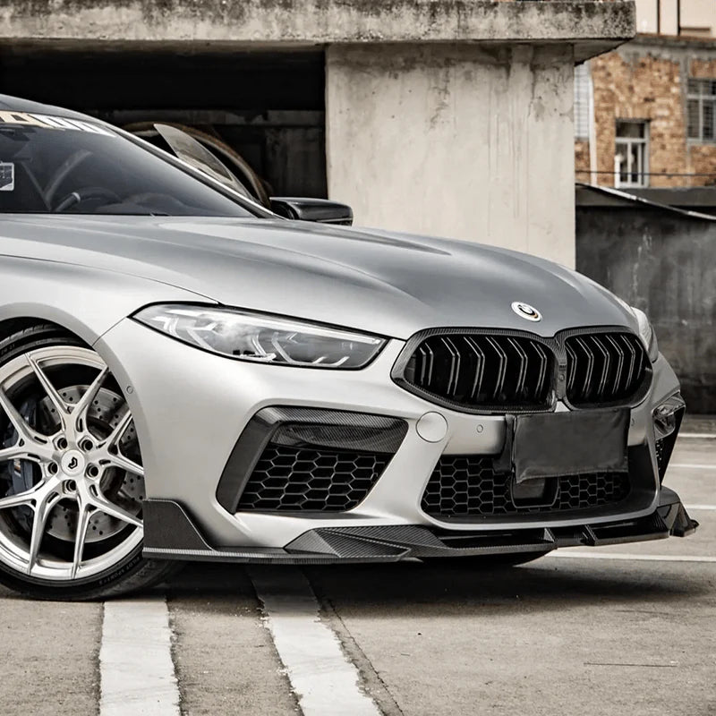 BMW M8 F91/F92/F93 - SQ Style Carbon Fiber Front Lip - Exotics Carbon Design
