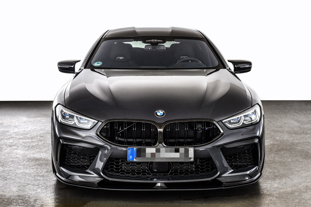 BMW M8 F91/F92/F93 - SQ Style Carbon Fiber Front Lip - Exotics Carbon Design