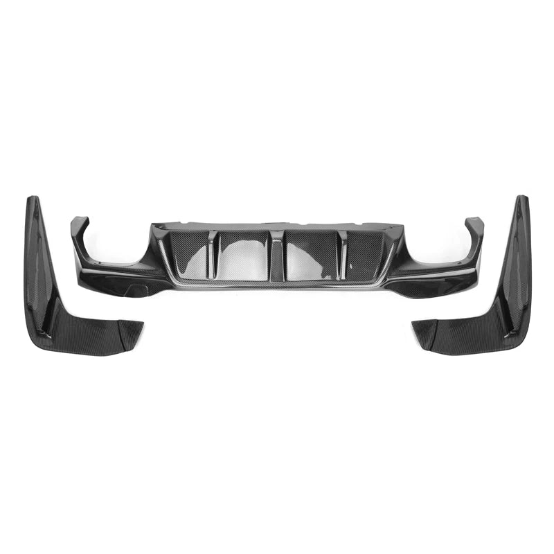 BMW F90 M5/G30 5 Series - 3D Design Carbon Fiber Rear Diffuser - Exotics Carbon Design