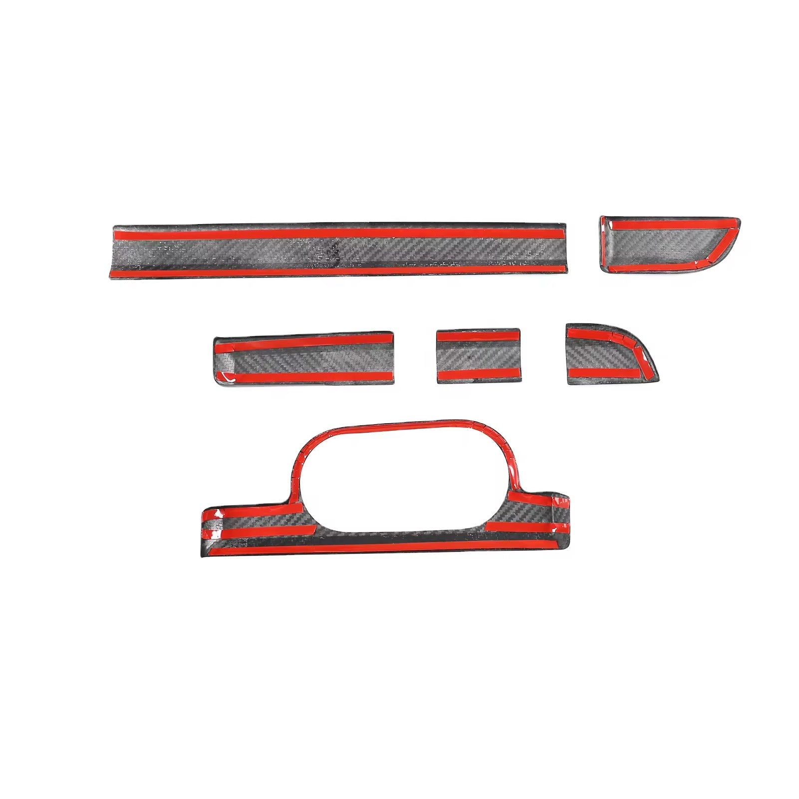 Porsche 718 – Carbon Fiber Center Dashboard Trim - Exotics Carbon Design