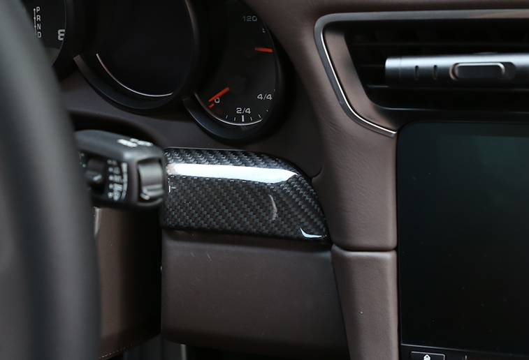 Porsche 718 – Carbon Fiber Center Dashboard Trim - Exotics Carbon Design