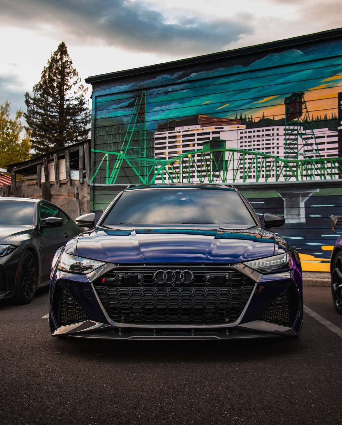 2019+ Audi RS6 C8 Avant – Carbon Fiber Front Lip - Exotics Carbon Design