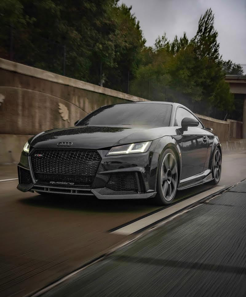 Audi TTRS – APR Style 3Pc Carbon Fiber Front Lip (2020+) - Exotics Carbon Design