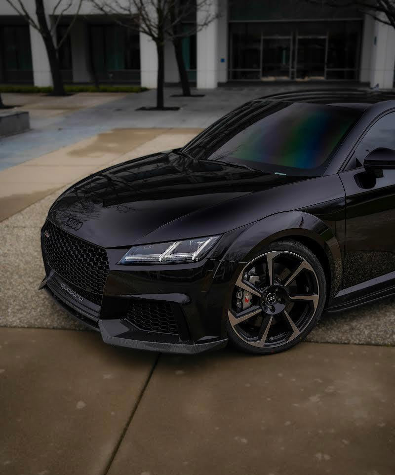 Audi TTRS – APR Style 3Pc Carbon Fiber Front Lip (2020+) - Exotics Carbon Design