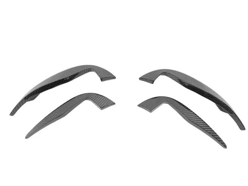 Audi TTRS – Carbon Fiber Front Bumper Canards (2018–2022) - Exotics Carbon Design