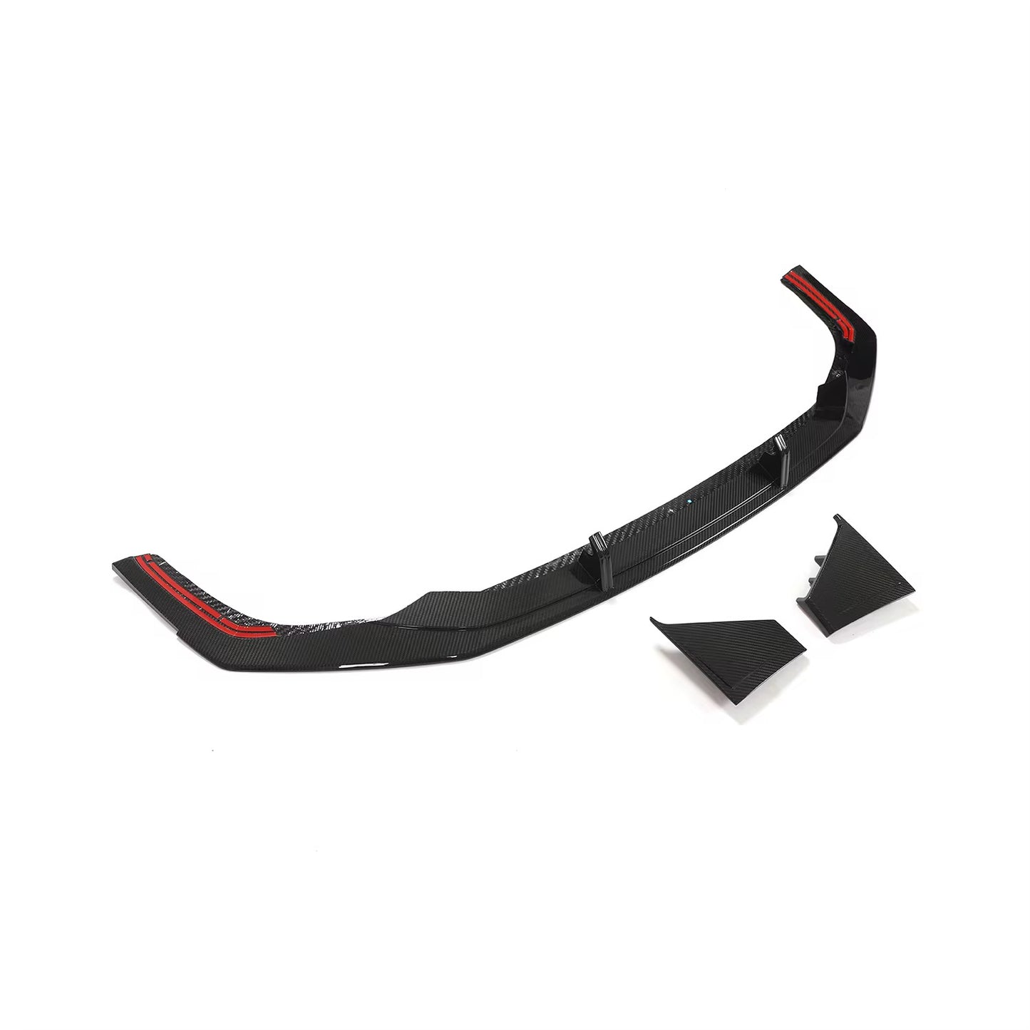 2019+ Audi RS7 C8 Sportback 4-Door Carbon Fiber Front Diffuser - Exotics Carbon Design