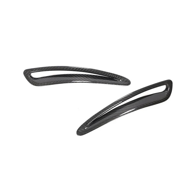 Toyota Supra A90 2-Piece Carbon Fiber Hood Trim Vents - Exotics Carbon Design
