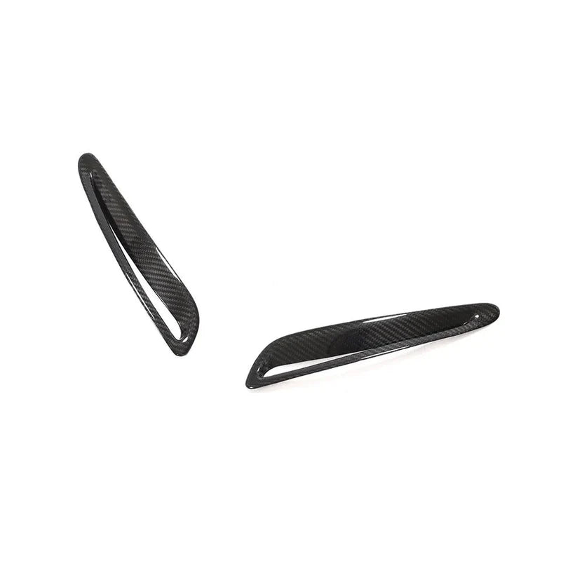 Toyota Supra A90 2-Piece Carbon Fiber Hood Trim Vents - Exotics Carbon Design