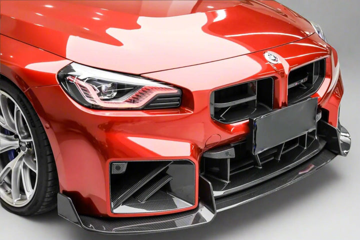 BMW M2 G87 - Dry Carbon Fiber AD Style Front Lip - Exotics Carbon Design