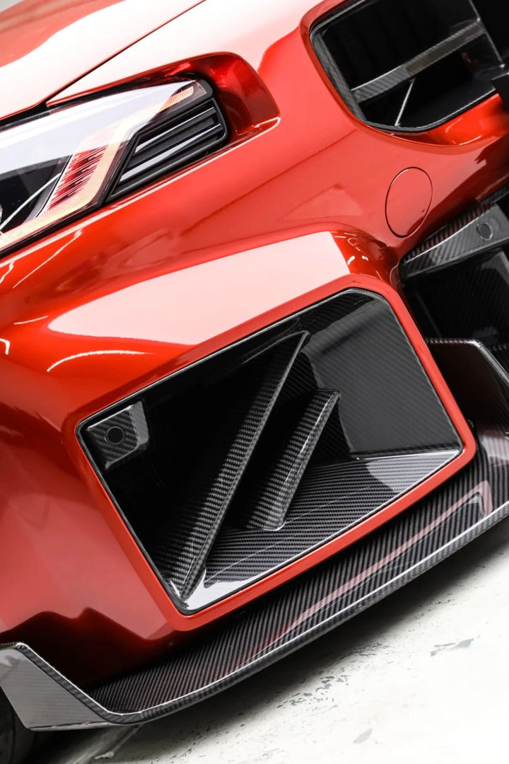 BMW M2 G87 - Dry Carbon Fiber AD Style Front Lip - Exotics Carbon Design
