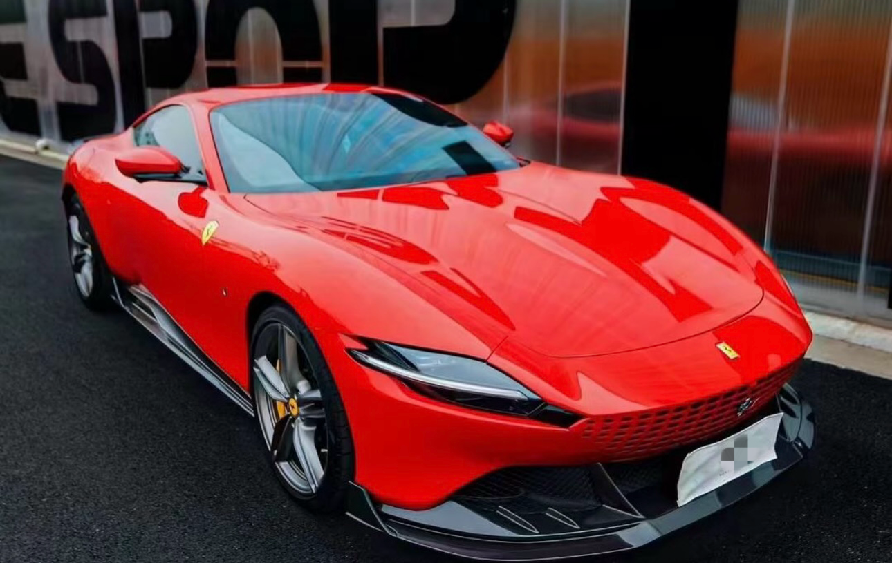 Ferrari Roma - Carbon Fiber Front Diffuser - Exotics Carbon Design