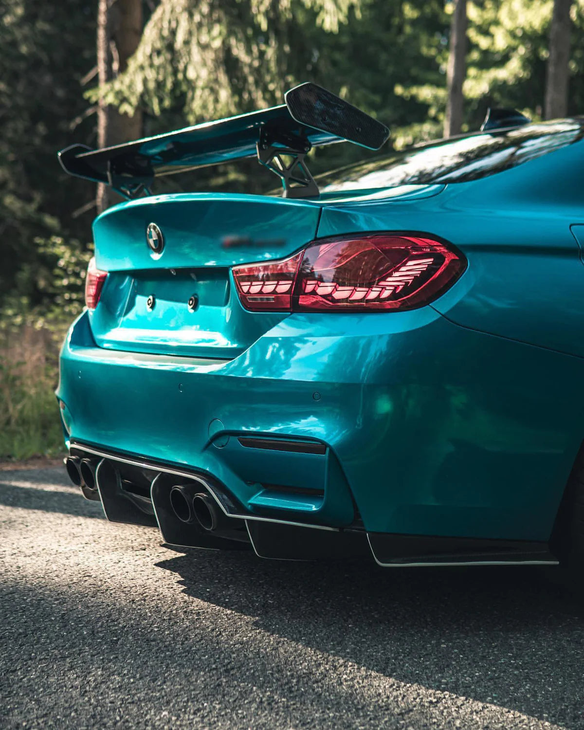 BMW M3 F80/M4 F82 - GTS Style Carbon Fiber Rear Wing - Exotics Carbon Design