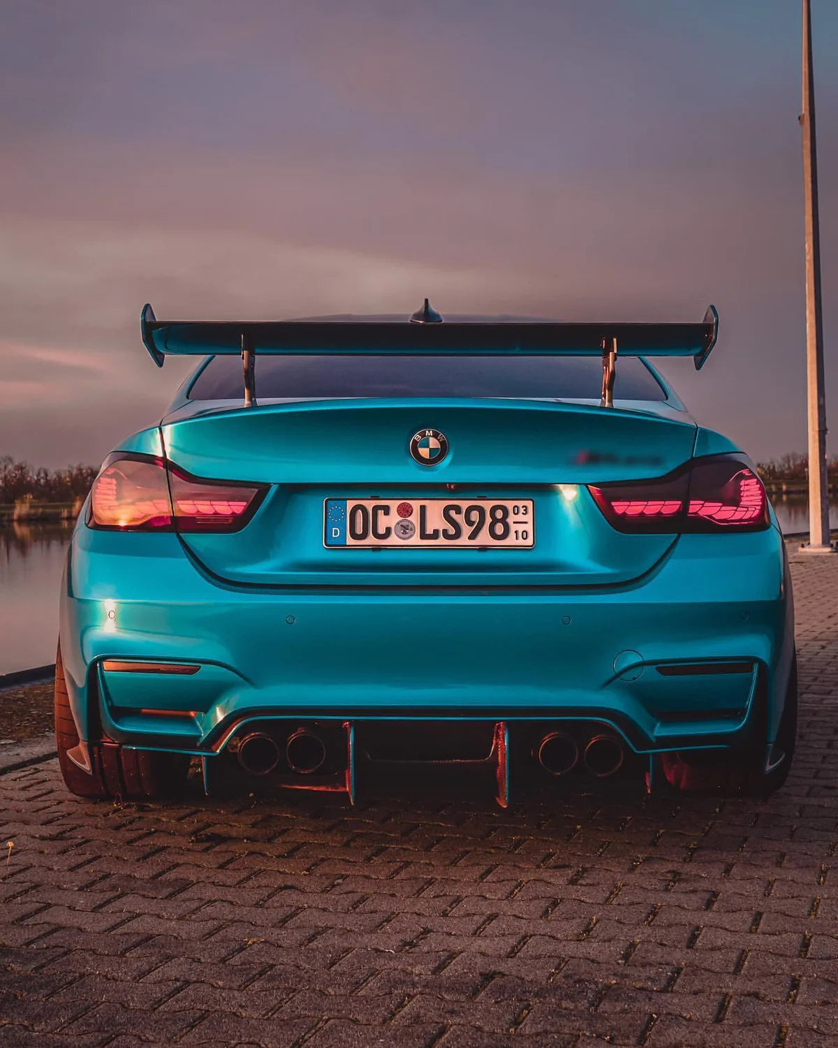 BMW M3 F80/M4 F82 - GTS Style Carbon Fiber Rear Wing - Exotics Carbon Design