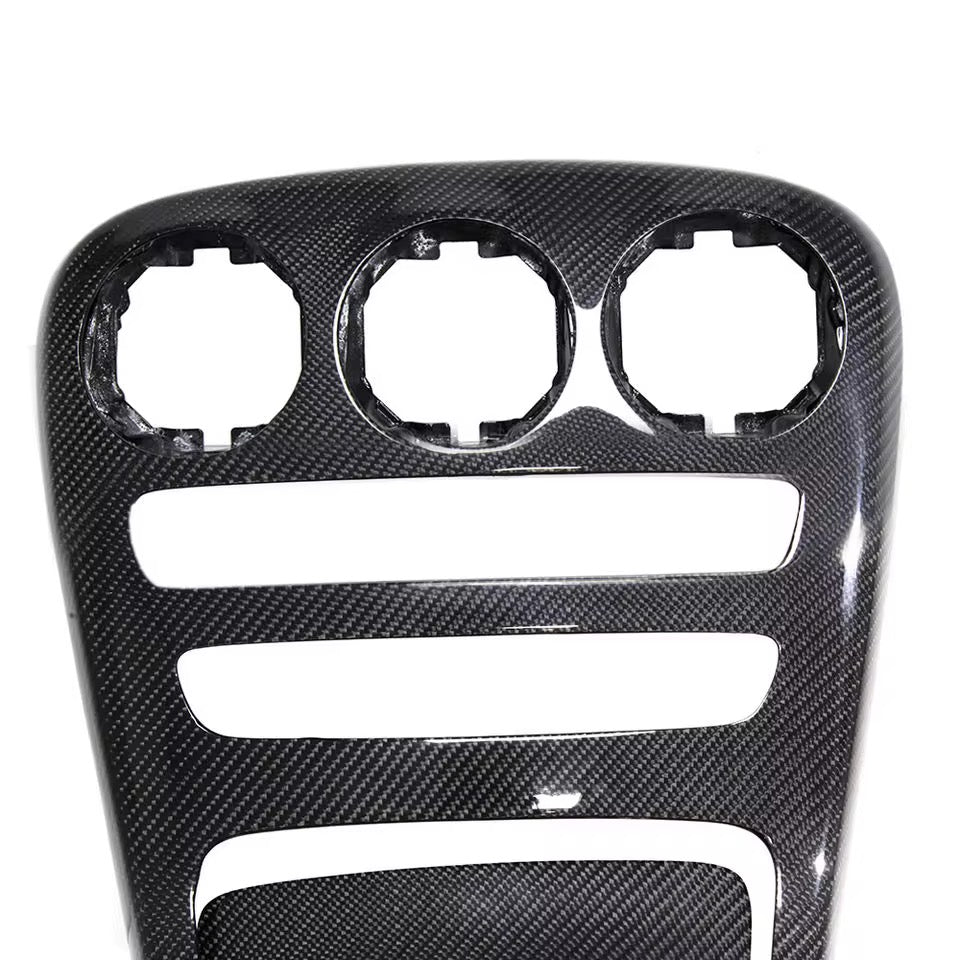 Mercedes-Benz C-Class / C43 / C63 – OEM Carbon Fiber Center Console Trim - Exotics Carbon Design