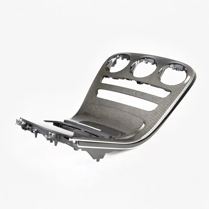 Mercedes-Benz C-Class / C43 / C63 – OEM Carbon Fiber Center Console Trim - Exotics Carbon Design