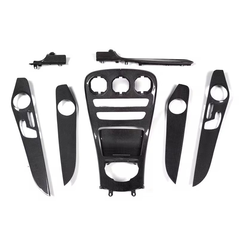 Mercedes-Benz C-Class / C43 / C63 – Carbon Fiber Center Panels & Door Panel Replacements - Exotics Carbon Design