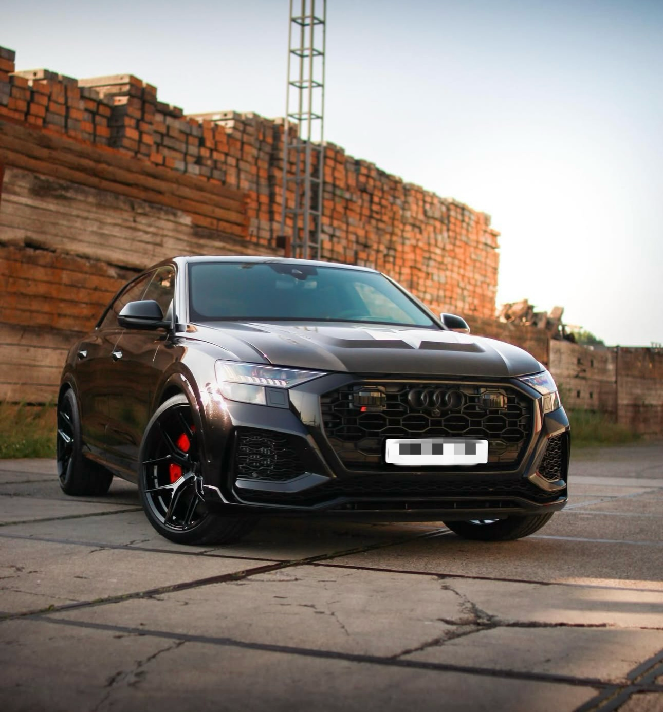 Audi RSQ8 – Carbon Fiber Vented Front Bonnet - Exotics Carbon Design