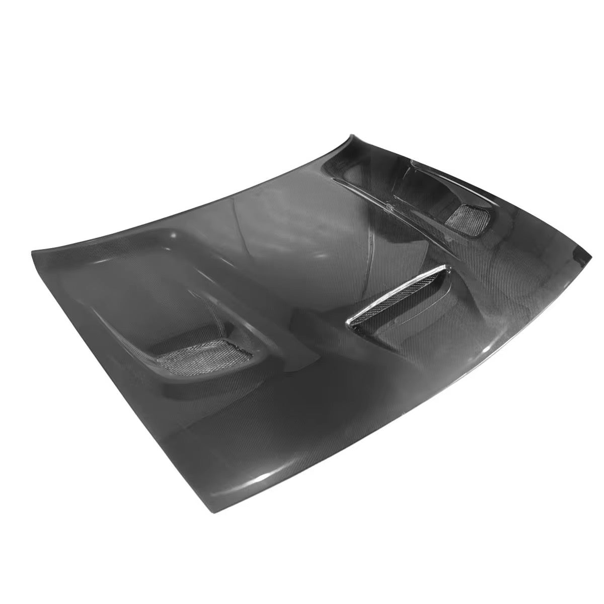 Dodge Challenger – Carbon Fiber Vented Hellcat Style Hood - Exotics Carbon Design