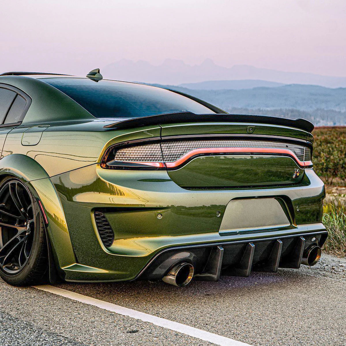 Dodge Charger (2020–2023) – MP Concepts Style Carbon Fiber Rear Diffuser - Exotics Carbon Design