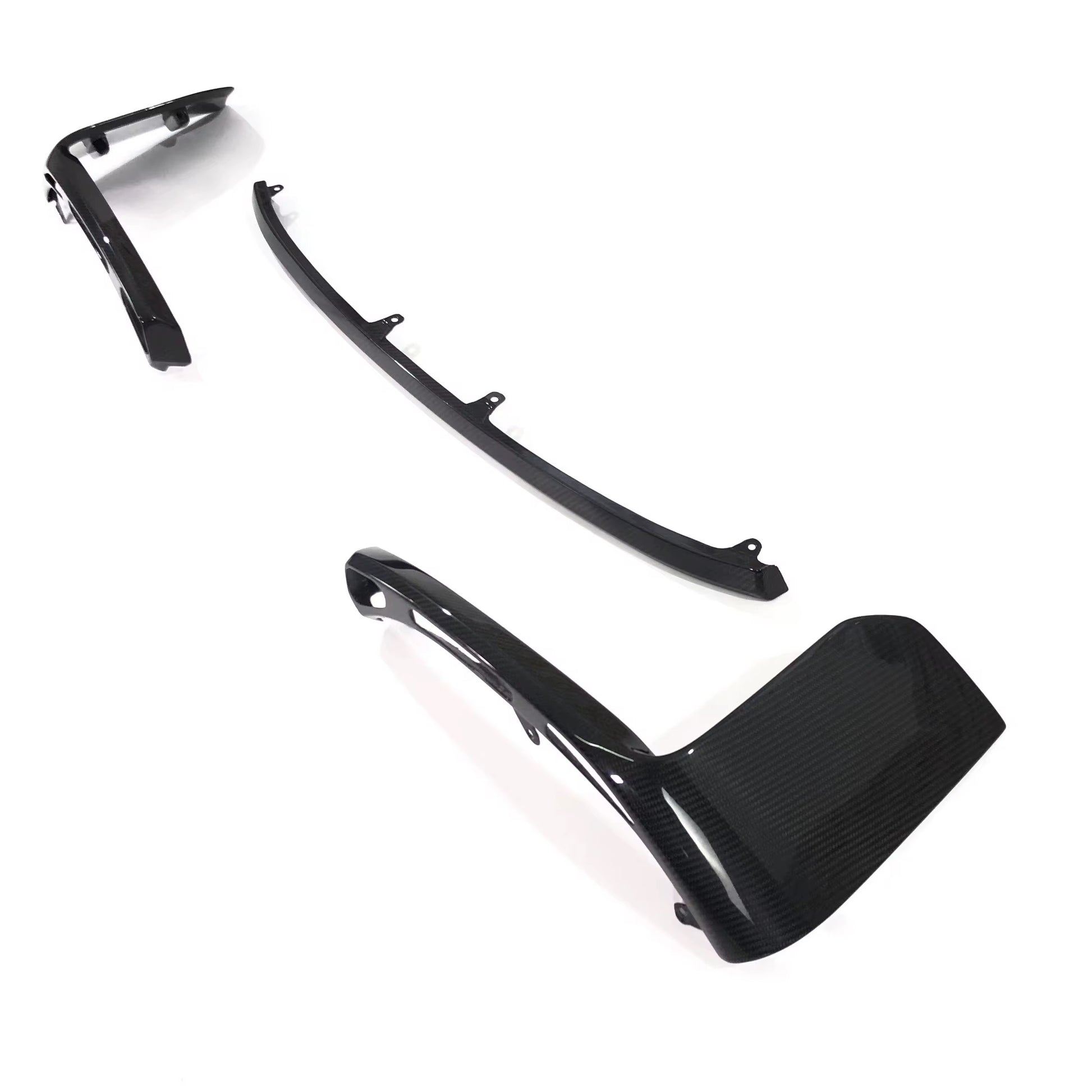 BMW M2 G87 – MP Style 3-Piece Carbon Fiber Front Splitter Lip - Exotics Carbon Design