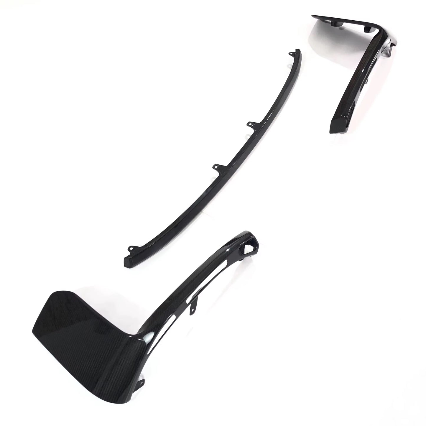 BMW M2 G87 – MP Style 3-Piece Carbon Fiber Front Splitter Lip - Exotics Carbon Design