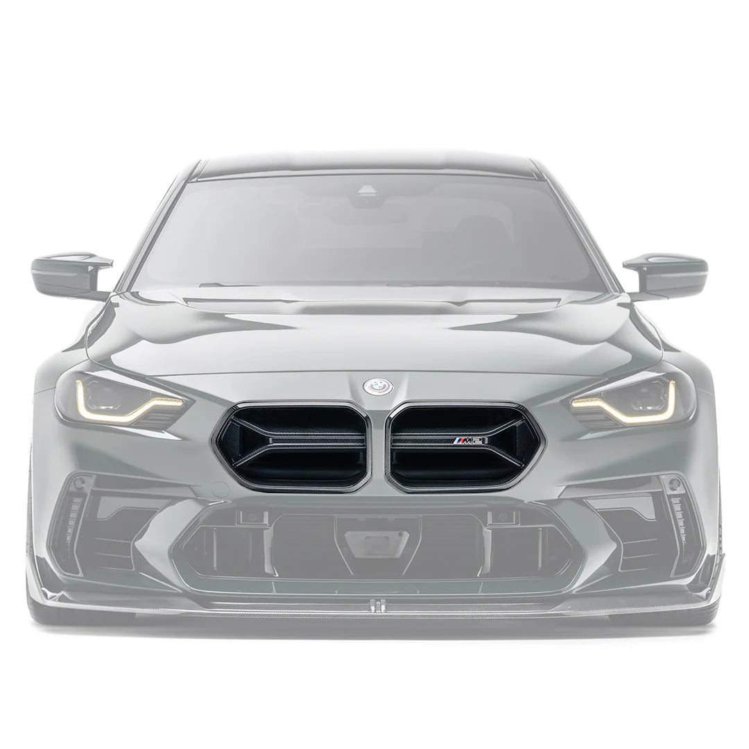 BMW M2 G87 – MP Style Carbon Fiber Front Grills - Exotics Carbon Design