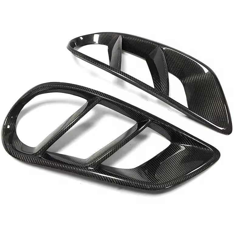 Mercedes C-Class W205 (C63 / C43 / C180 / C200) – Carbon Fiber BRS Style Front Air Vents - Exotics Carbon Design