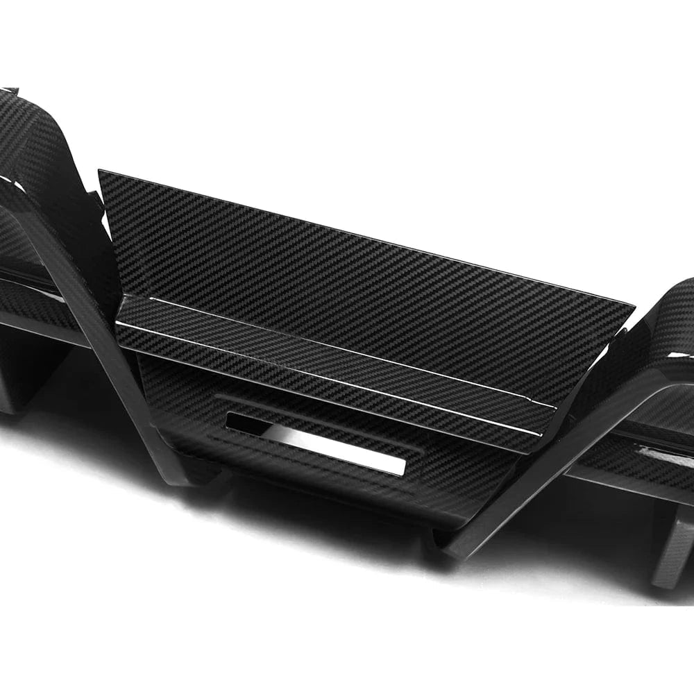 BMW G90 M5 – SQ Style Carbon Fiber Rear Diffuser - Exotics Carbon Design
