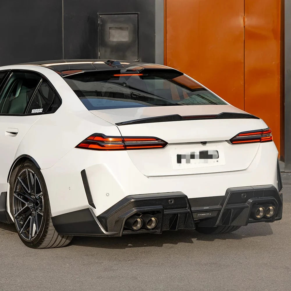 BMW G90 M5 – SQ Style Carbon Fiber Rear Diffuser - Exotics Carbon Design