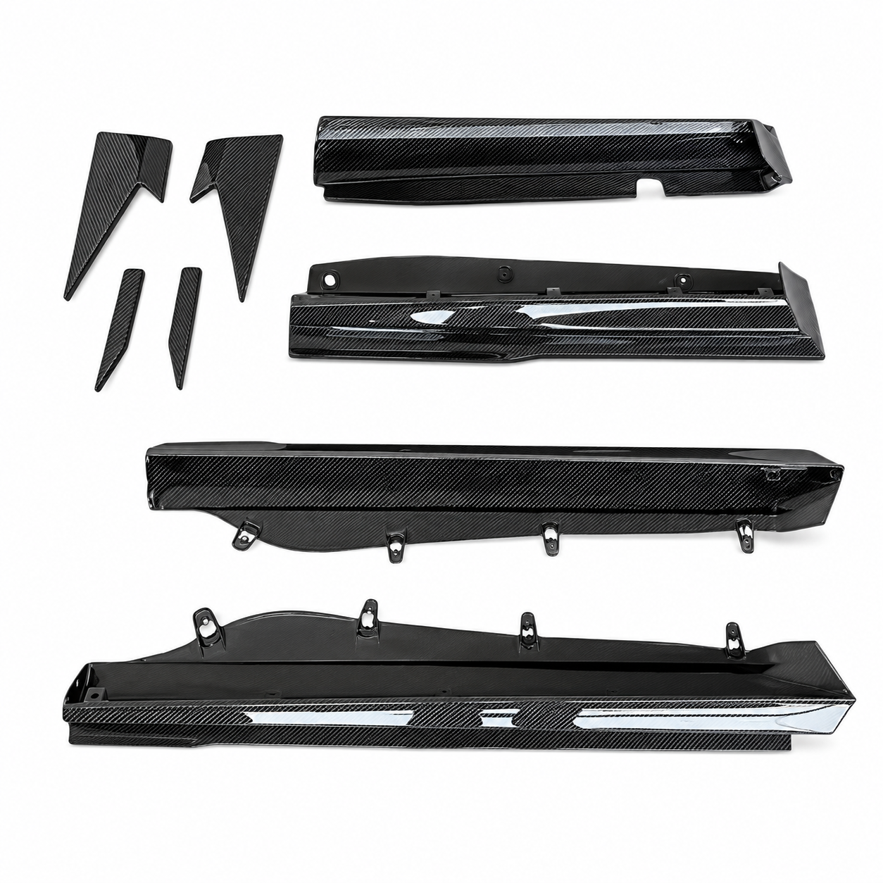 McLaren GT V-Style Carbon Fiber Side Skirts
