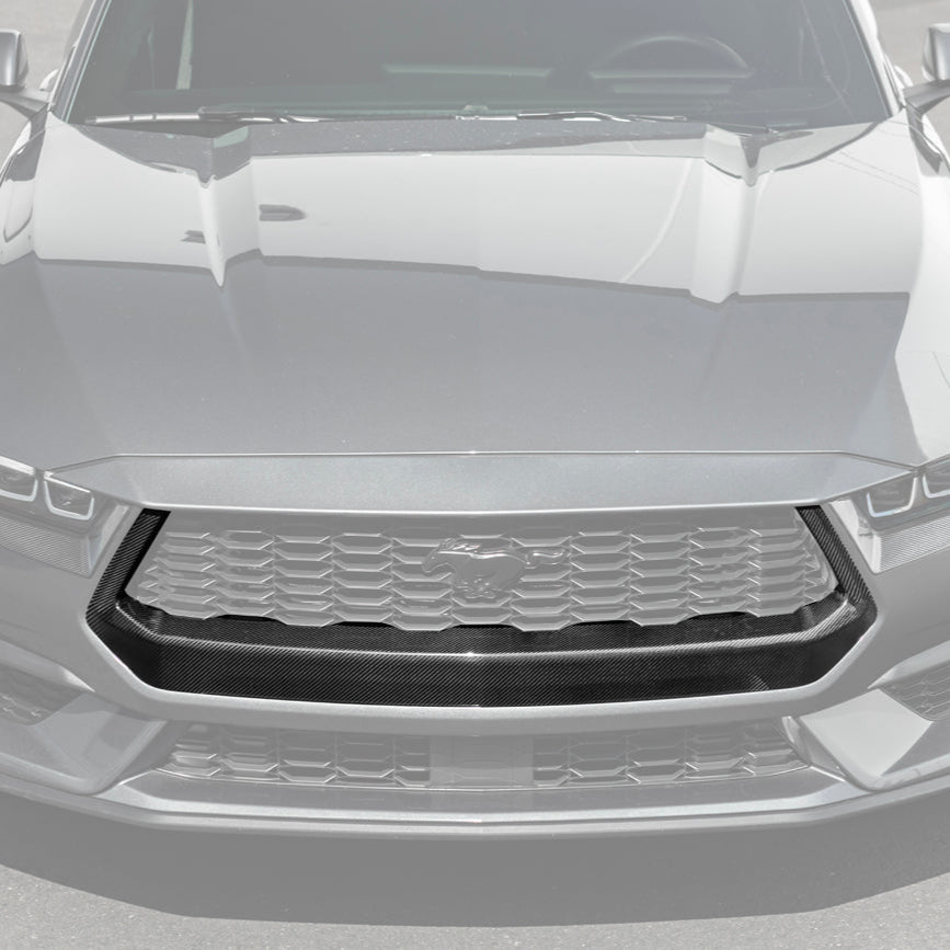 2024+ Ford Mustang S650 Carbon Fiber Center Grille Lower Trim Frame